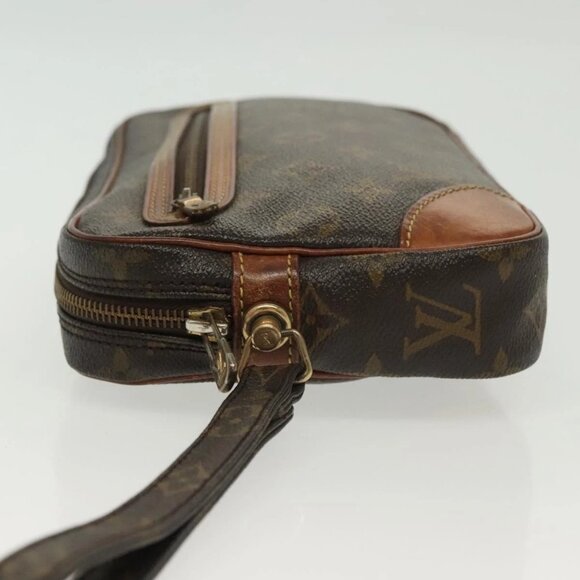 LOUIS VUITTON Monogram Marly Dragonne GM Clutch Bag M51825 LV Auth 137713 - Picture 4 of 15